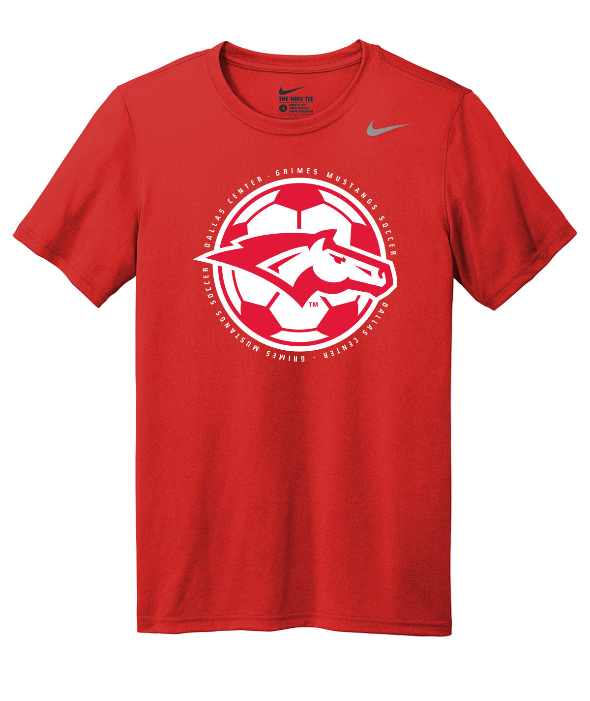 Mustangs Soccer Ball Nike Legend Tee