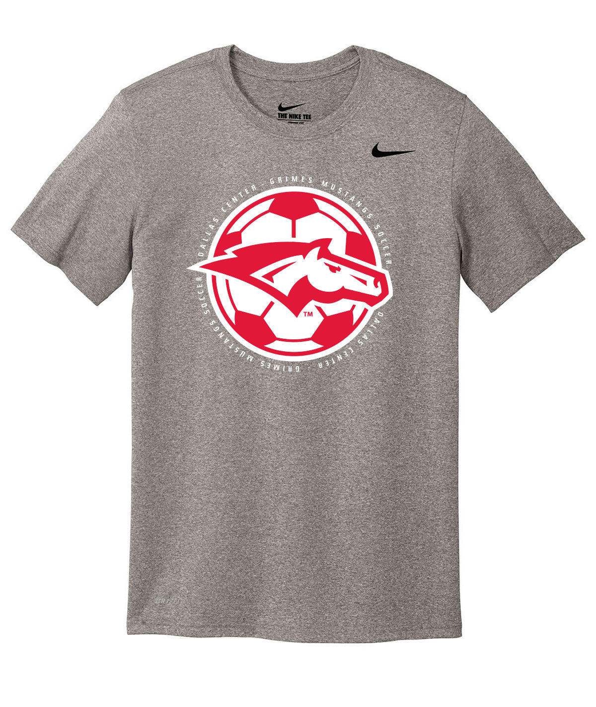 Mustangs Soccer Ball Nike Legend Tee
