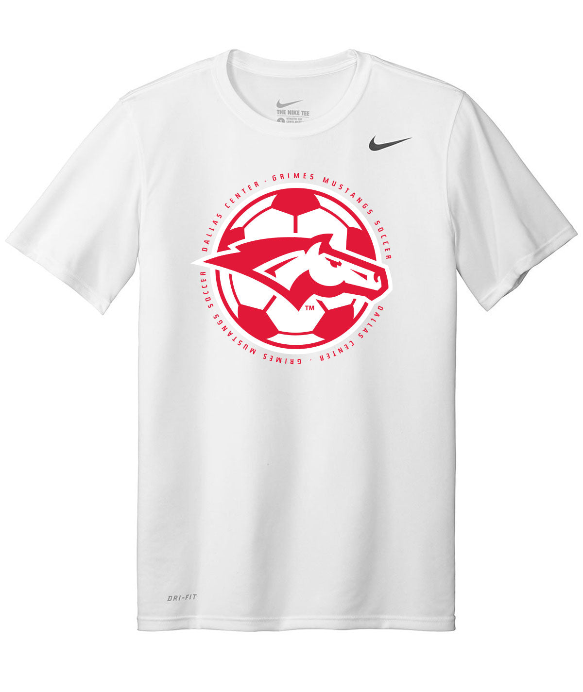 Mustangs Soccer Ball Nike Legend Tee