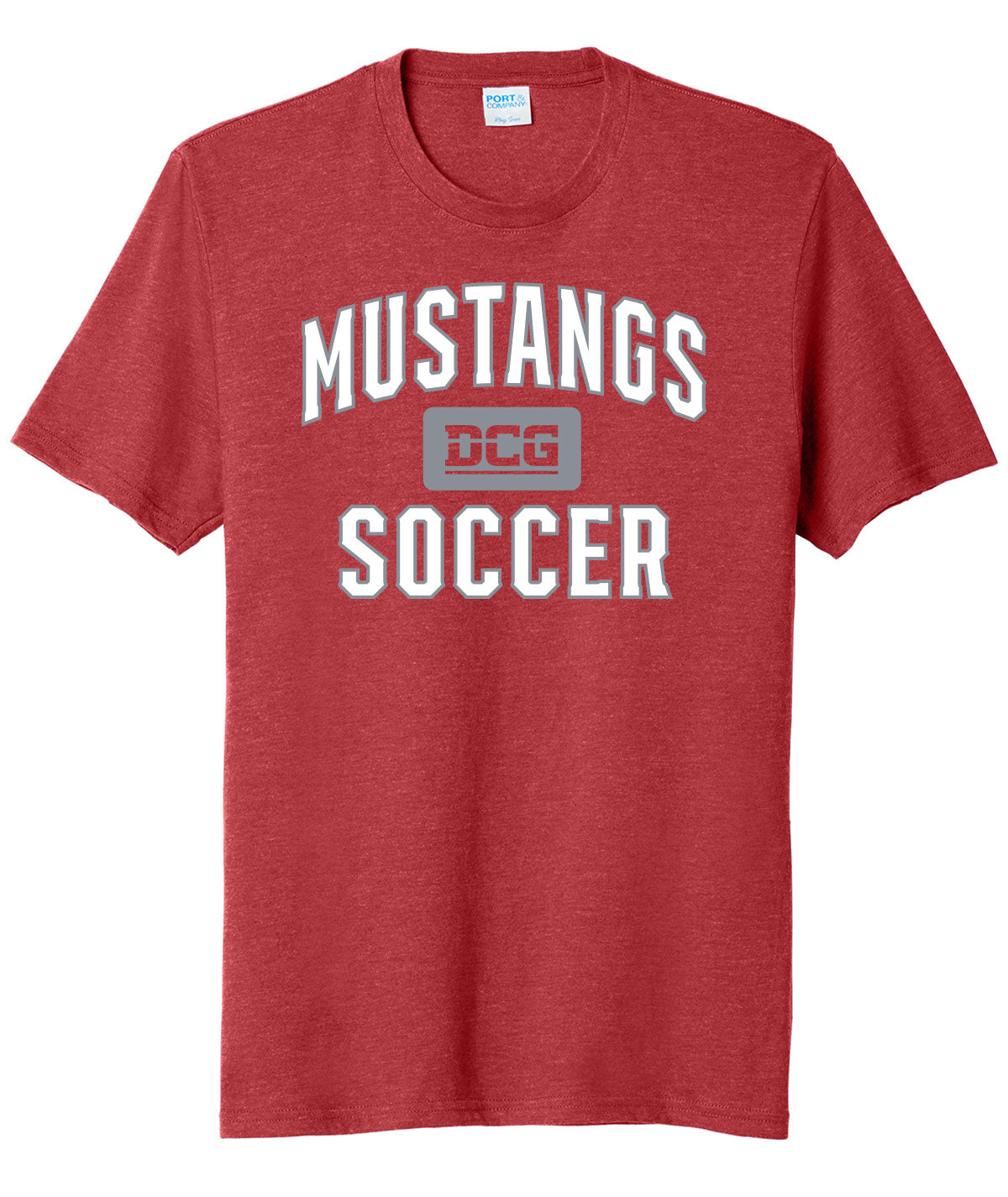 Mustangs Soccer Arch Soft Tee