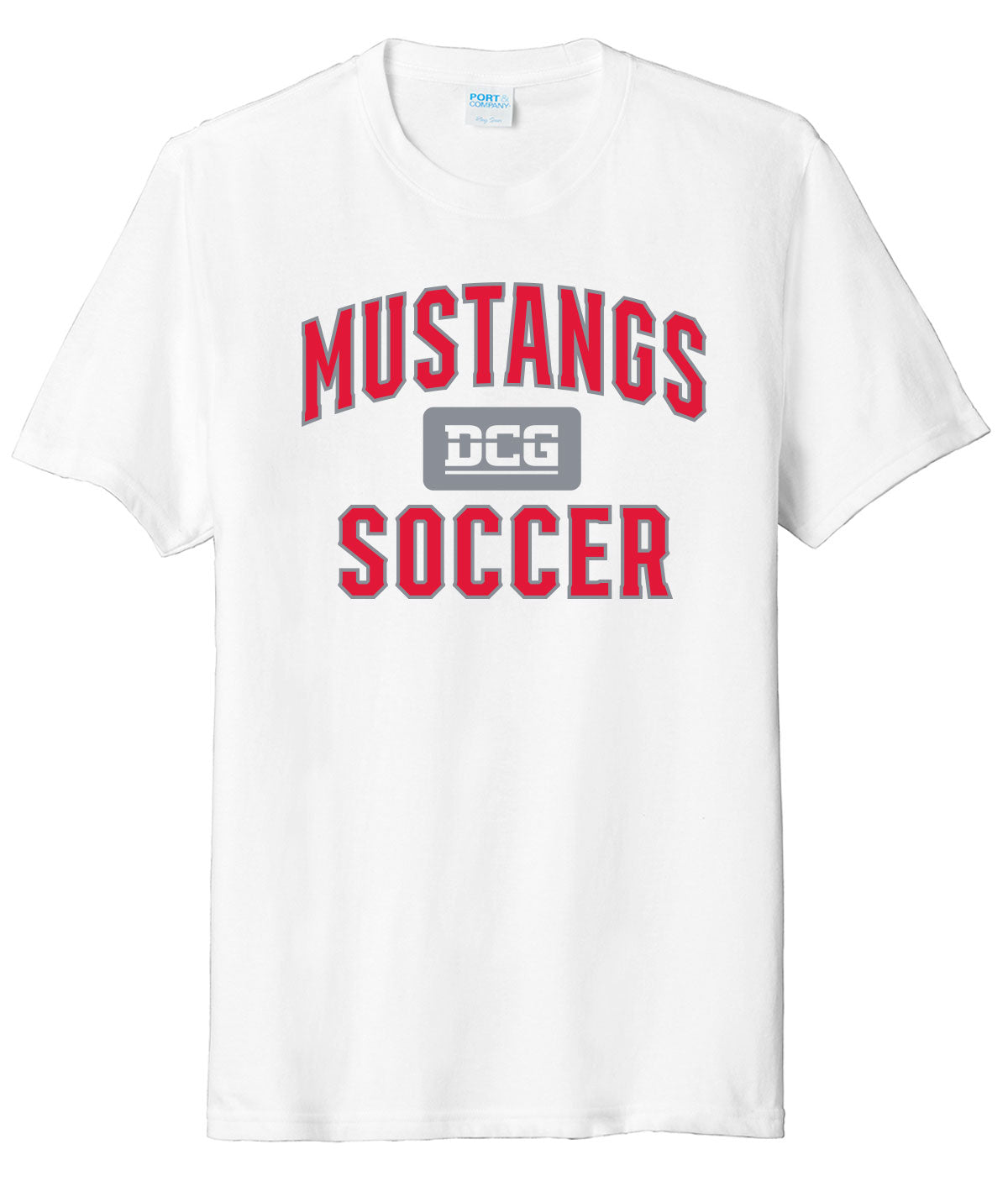 Mustangs Soccer Arch Soft Tee
