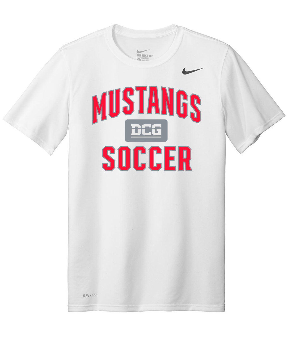 Mustangs Soccer Arch Nike Legend Tee