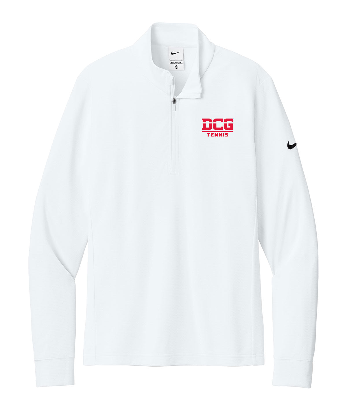DCG Mustangs Tennis Mens Nike 1/2 Zip Cover Up