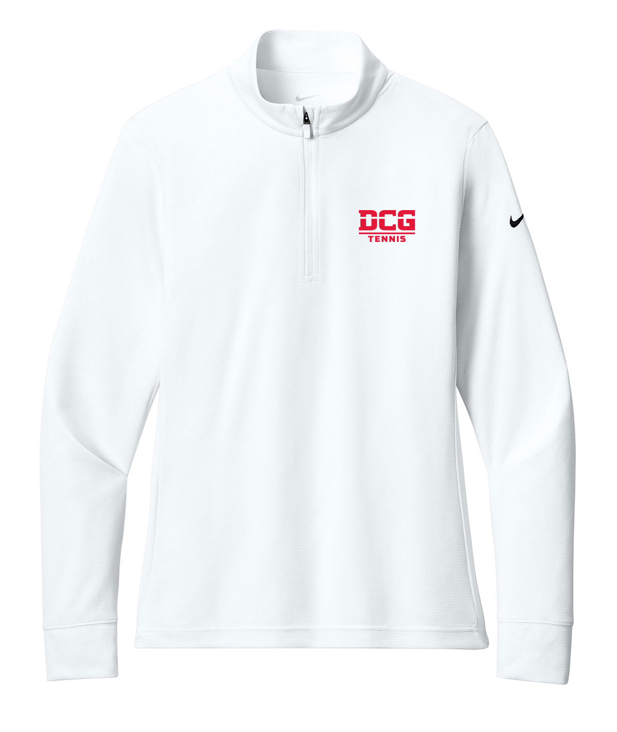 DCG Mustangs Tennis Womens Nike 1/2 Zip Cover Up