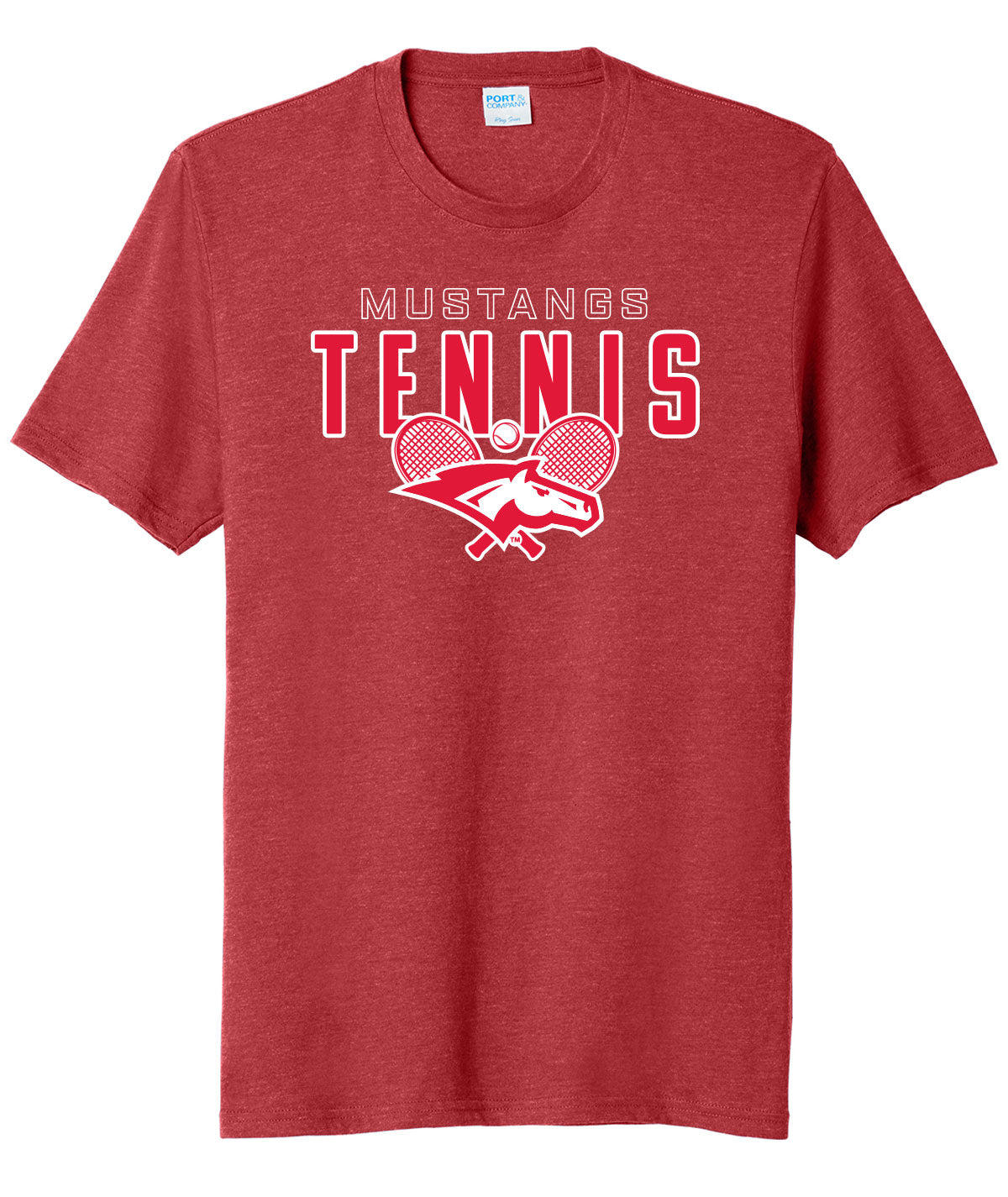 2026 Mustangs Tennis Soft Tee