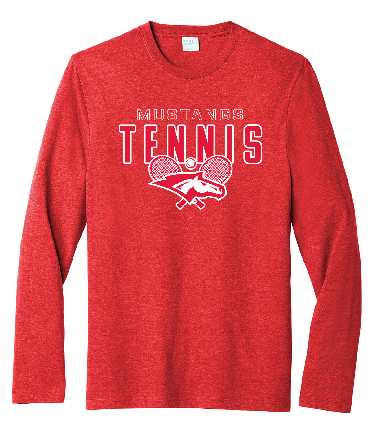 2026 Mustangs Tennis Long-Sleeve Soft Tee