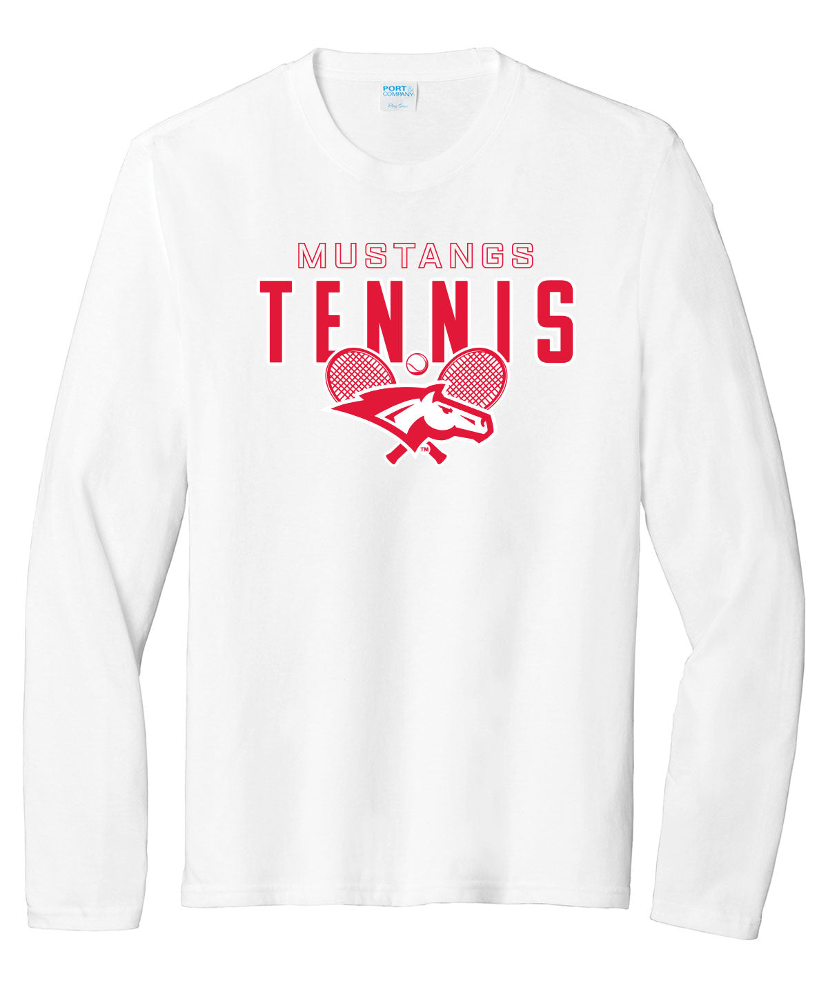 2026 Mustangs Tennis Long-Sleeve Soft Tee