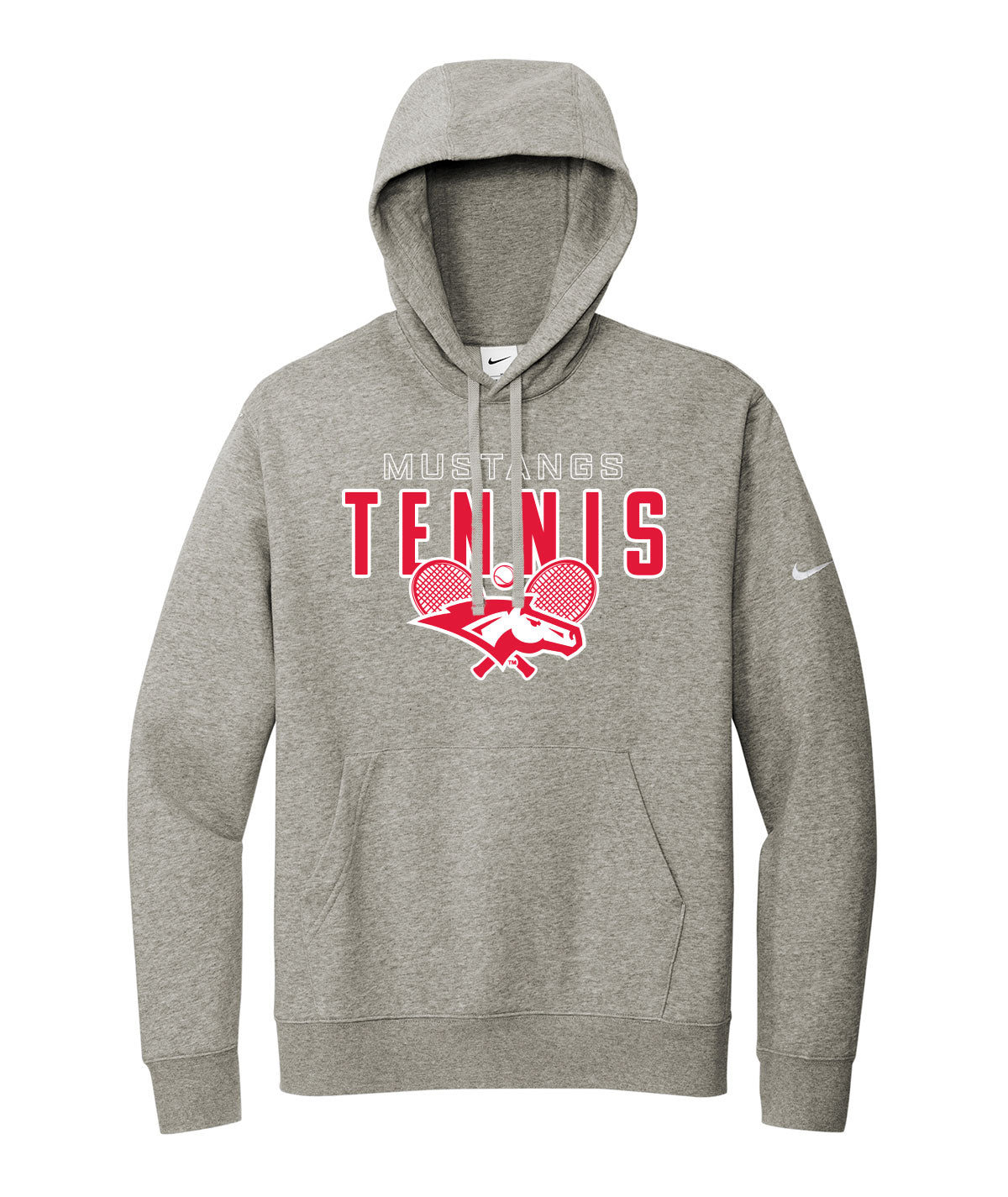 2026 Mustangs Tennis Nike Fleece Hoodie