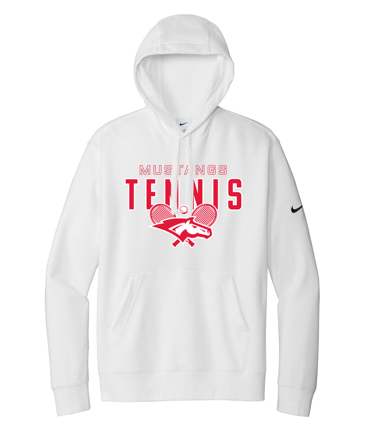 2026 Mustangs Tennis Nike Fleece Hoodie