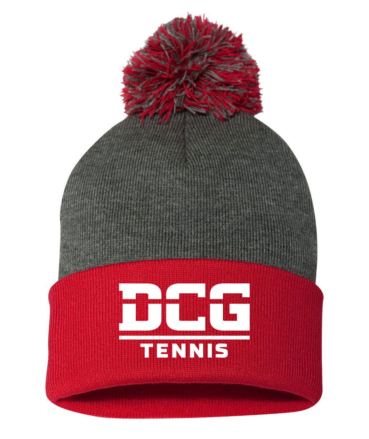 DCG Mustangs Tennis Pom Beanie